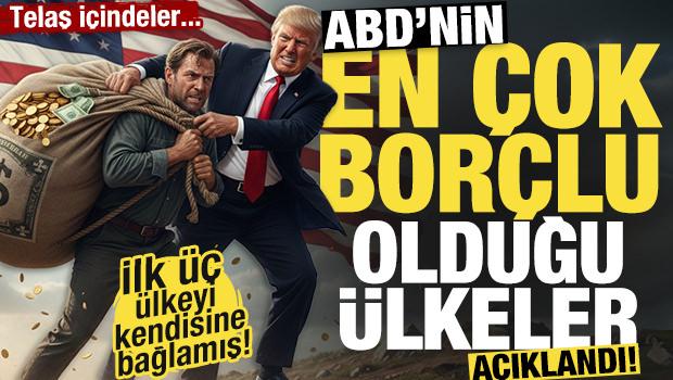 Telaş i&ccedil;indeler! Nasdaq ABD'nin en &ccedil;ok bor&ccedil;lu olduğu &uuml;lkeleri a&ccedil;ıkladı!