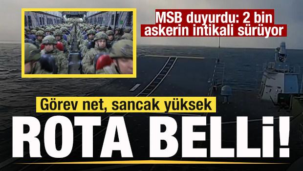 MSB g&ouml;r&uuml;nt&uuml;leri paylaştı: G&ouml;rev net, sancak y&uuml;ksek, rota belli! 