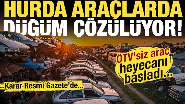 Hurda ara&ccedil;ta b&uuml;y&uuml;k d&uuml;ğ&uuml;m &ccedil;&ouml;z&uuml;l&uuml;yor! &Ouml;TV&rsquo;siz ara&ccedil; umudu yeniden alevlendi!