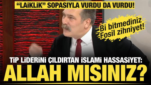 TİP'li Baş Ramazan etkinliklerine &ccedil;ıldırdı: Allah mısınız?