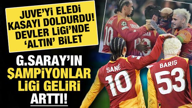 Juventus&rsquo;u eledi, kasayı doldurdu! Devler Ligi'nde altın bilet: G.Saray'ın kazancı arttı