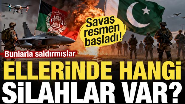 Savaş başladı! Afganistan ve Pakistan'ın elinde hangi silahlar var? Tek tek belli oldu...