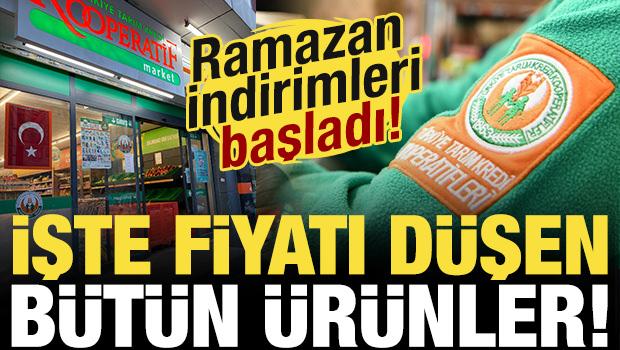 Tarım Kredi'de Ramazan indirimleri başladı! Fiyatlar peş peşe d&uuml;şt&uuml;! İşte fiyatı d&uuml;şen &uuml;r&uuml;nler...