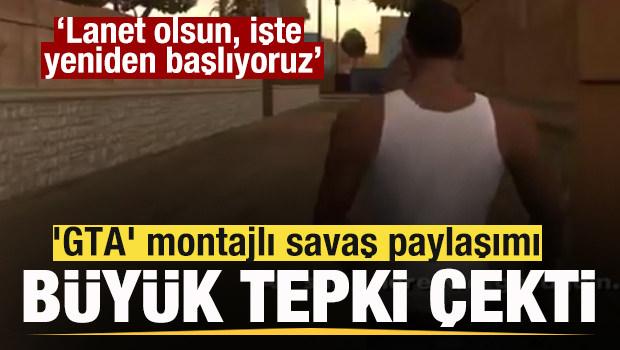 ABD'den 'GTA' montajlı savaş videosu! Tepkiler &ccedil;ığ gibi