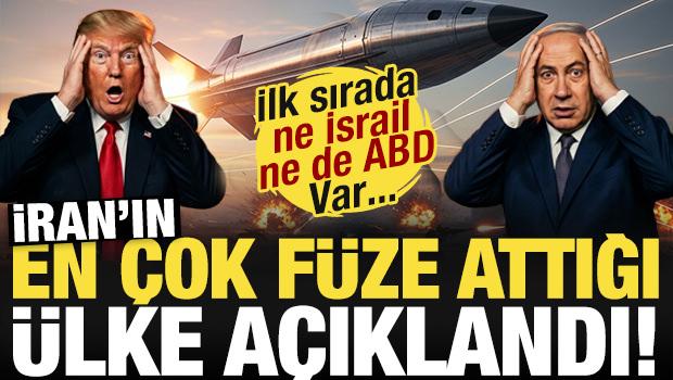 İran'ın en &ccedil;ok f&uuml;ze attığı &uuml;lkeler rakamlarla a&ccedil;ıklandı: İlk sırada ne ABD ne İsrail var!
