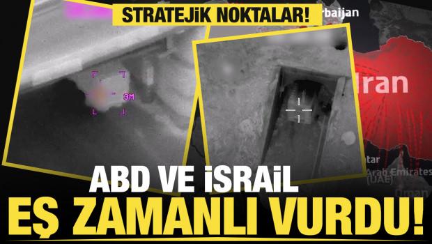 ABD ve İsrail'den İran'a ait askeri hedeflere eş zamanlı saldırılar!