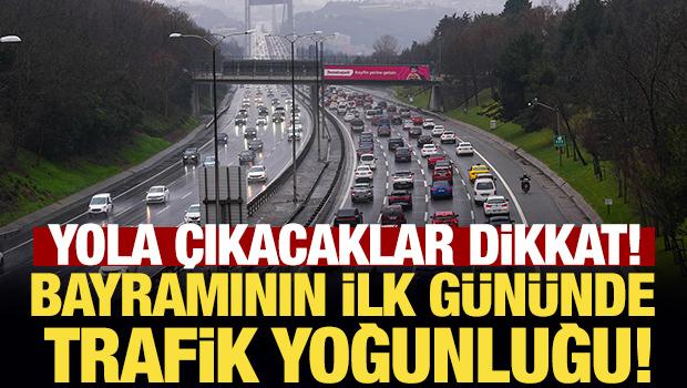 İstanbul'da trafik yoğunluğu yaşanıyor