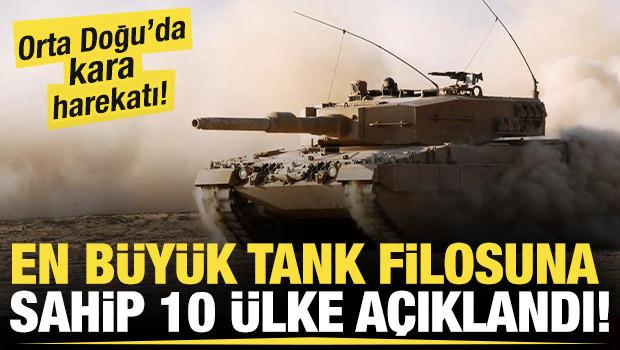 Tel Aviv'den L&uuml;bnan'a kara harekatı başladı! En g&uuml;&ccedil;l&uuml; tank orduları belli oldu 