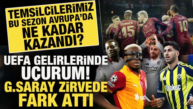 T&uuml;rk takımları ne kadar kazandı? UEFA gelirlerinde u&ccedil;urum: G.Saray zirvede fark attı