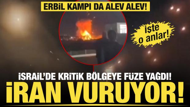  İran, Erbil'de ve İsrail'in g&uuml;neyini hedef alan iki dalga halinde misilleme yaptı