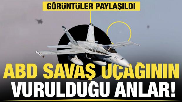 İran'ın ABD'ye ait F-18 savaş u&ccedil;ağını vurduğu anlar