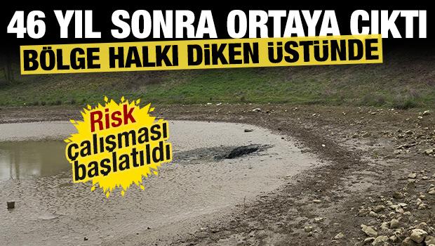 Yer: Sakarya! B&ouml;lge halkı hop oturup hop kalkıyor: 46 yıl sonra ortaya &ccedil;ıktı 
