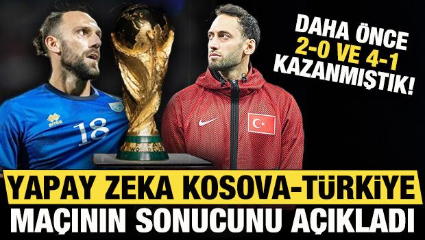 Daha &ouml;nce 2-0 ve 4-1 kazanmıştık! Yapay zeka, Kosova-T&uuml;rkiye ma&ccedil;ının sonucunu a&ccedil;ıkladı