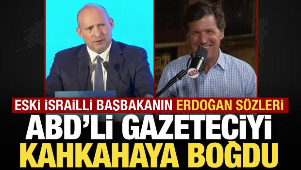 Eski İsrail Başbakanının Erdoğan s&ouml;zleri ABD'li gazeteci kahkahaya boğdu
