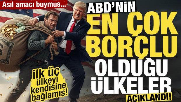 Meğer ger&ccedil;ek amacı buymuş! Nasdaq ABD'nin en &ccedil;ok bor&ccedil;lu olduğu &uuml;lkeleri a&ccedil;ıkladı!