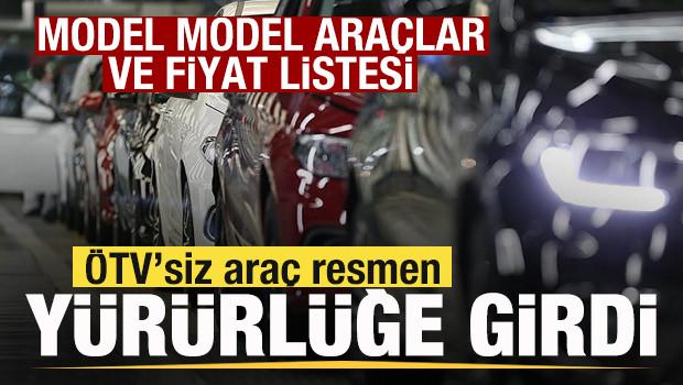 &Ouml;TV'siz ara&ccedil; Resmi Gazete'de! İşte model model ara&ccedil;lar ve fiyat listesi