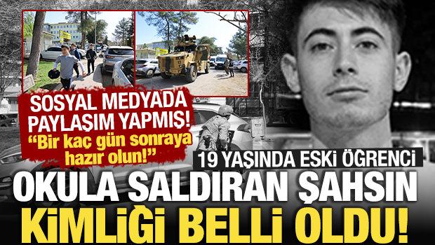 Şanlıurfa'da okula saldıran 19 yaşındaki şahsın fotoğrafı ortaya &ccedil;ıktı! Skandal mesaj: 'Hazır olun'