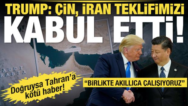 Trump'tan H&uuml;rm&uuml;z Boğazı ve &Ccedil;in mesajı: İran'a silah g&ouml;ndermemeyi kabul ettiler