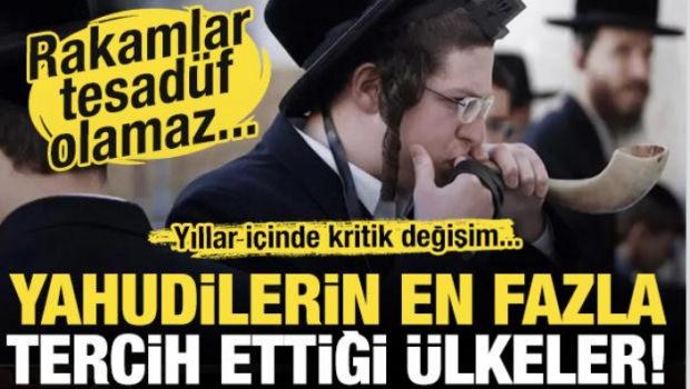 Yahudilerin en &ccedil;ok tercih ettiği &uuml;lkeler a&ccedil;ıklandı! Savaştan ka&ccedil;ıyorlar