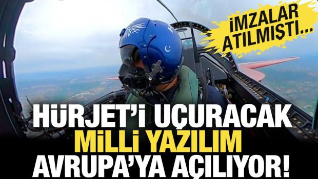 H&Uuml;RJET'i u&ccedil;uracak milli yazılıma ihracat kapısı da a&ccedil;ıldı