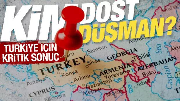 Vatandaştan &ccedil;arpıcı anket! T&uuml;rkiye&rsquo;ye kim dost, kim d&uuml;şman?
