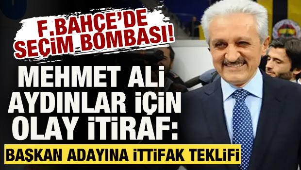 F.Bah&ccedil;e'de se&ccedil;im bombası! Mehmet Ali Aydınlar i&ccedil;in olay itiraf: 'İttifak' kurmak istemiş
