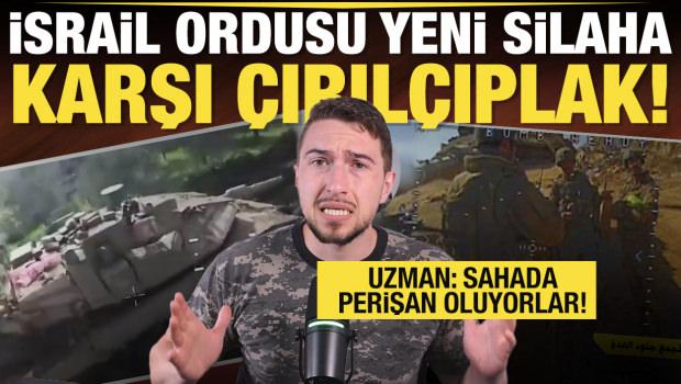 G&ouml;r&uuml;nt&uuml;ler analiz edildi: İsrail ordusu yeni silaha karşı &ccedil;ırıl&ccedil;ıplak!