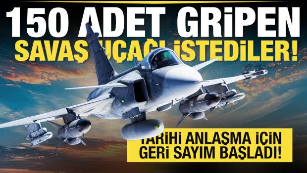 İsve&ccedil;li savunma devi Saab'dan tarihi anlaşma: 150 adet Gripen savaş u&ccedil;ağı i&ccedil;in geri sayım başladı