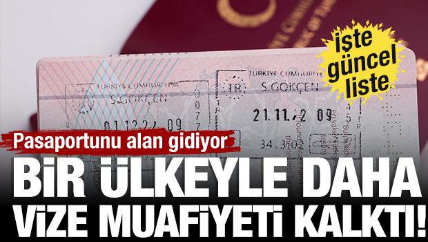 Bir &uuml;lkeyle daha vize muafiyeti kalktı! İşte 2026 g&uuml;ncel liste
