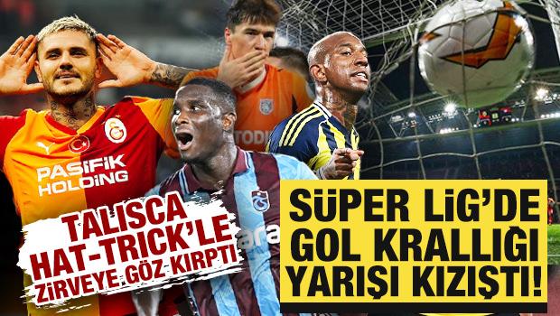 Hat-trick yapan Talisca, zirveye g&ouml;z kırptı! Bitime 2 hafta kala S&uuml;per Lig'de gol krallığı yarışı kızıştı