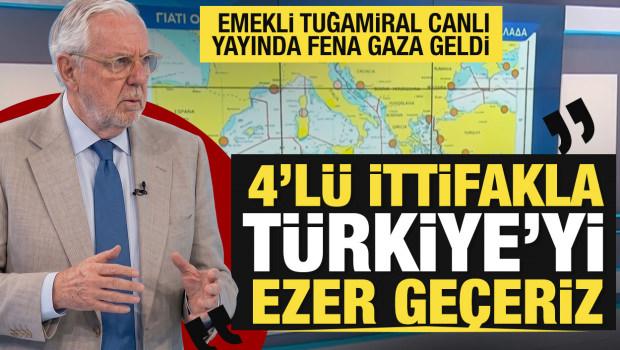 Yunan Emekli Tuğamiral Egolfopoulos: 4'l&uuml; ittifakla T&uuml;rkiye'yi ezer ge&ccedil;eriz
