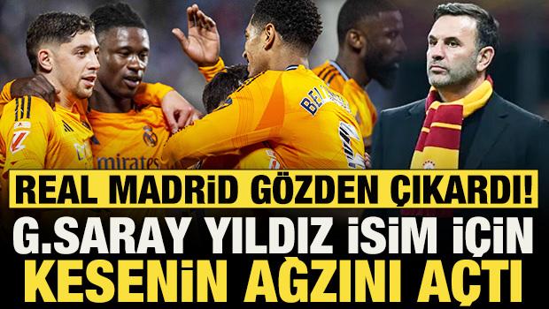 Devler Ligi i&ccedil;in Galatasaray'a Real Madrid'den d&uuml;nya yıldızı! 50 milyon g&ouml;zden &ccedil;ıkarıldı