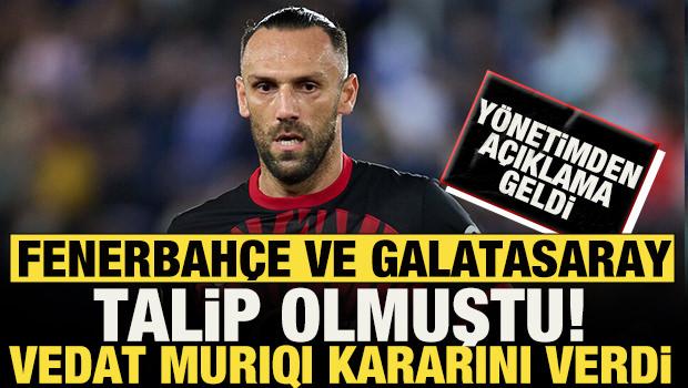 Fenerbah&ccedil;e ve Galatasaray talip olmuştu! Vedat Muriqi kararını verdi