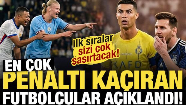 Tarihin en &ccedil;ok penaltı ka&ccedil;ıran futbolcuları a&ccedil;ıklandı! İlk iki sıraya &ccedil;ok şaşıracaksınız!