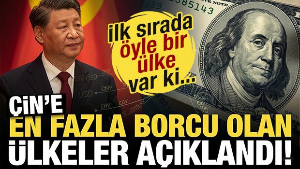&Ccedil;in'e en &ccedil;ok borcu olan &uuml;lkeler a&ccedil;ıklandı! İlk sırada &ouml;yle bir &uuml;lke var ki...