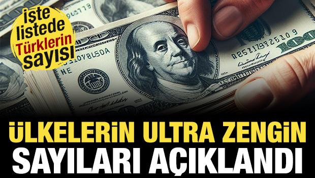 D&uuml;nyanın s&uuml;per zenginleri belli oldu: T&uuml;rkiye'deki ultra zengin sayısı dikkat &ccedil;ekti