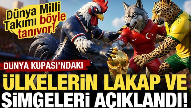 D&uuml;nya Kupası'na katılan &uuml;lkelerin simge ve lakapları a&ccedil;ıklandı! T&uuml;rkiye nasıl tanınıyor?