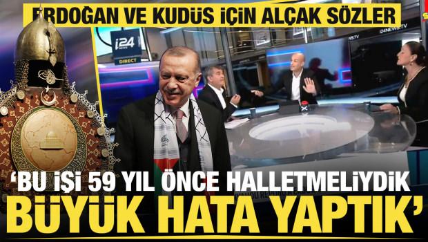 İsrail televizyonunda T&uuml;rkiye ve Kud&uuml;s i&ccedil;in al&ccedil;ak s&ouml;zler: Bu işi 59 yıl &ouml;nce bitirmeliydik, b&uuml;y&uuml;k hata yaptık