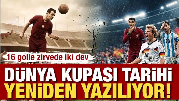 D&uuml;nya Kupasında t&uuml;m zamanların en golc&uuml; futbolcuları