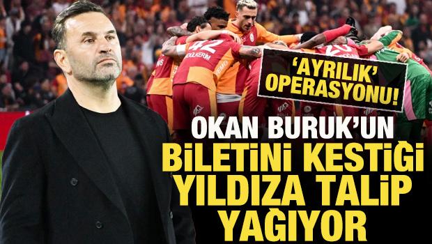 Galatasaray'da 'ayrılık' operasyonu! Okan Buruk'un biletini kestiği yıldıza talip yağıyor