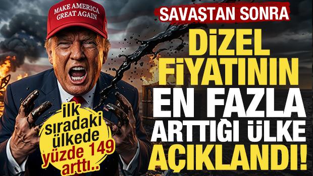 Savaştan sonra dizel fiyatının en fazla arttığı &uuml;lkeler a&ccedil;ıklandı! İlk sırada y&uuml;zde 149 arttı!