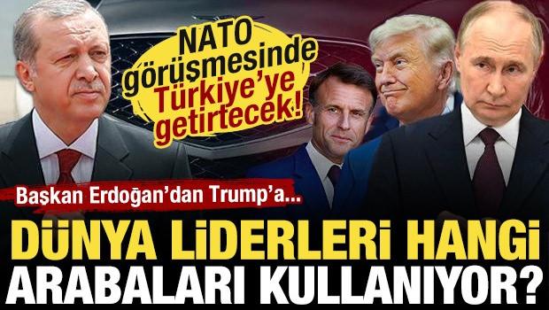 Trump T&uuml;rkiye'ye getirtecek!: Tek tek sıralandı! D&uuml;nya liderleri hangi arabayı kullanıyor?