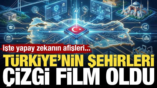 Yapay zeka belirledi! T&uuml;rkiye &ccedil;izgi film olsaydı hangi il ne olurdu