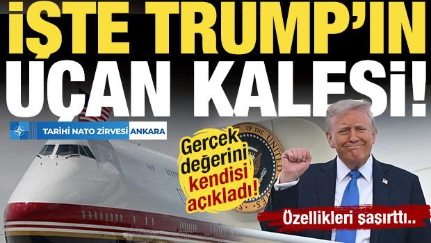 Tam 800 milyon dolar değerinde! İşte Trump'ın u&ccedil;an kalesi: BOEİNG VC-25B!