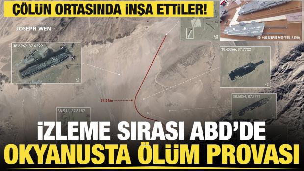 &Ccedil;in'den &ccedil;&ouml;l&uuml;n ortasında ABD'ye g&ouml;zdağı: Okyanusta &ouml;l&uuml;m provası
