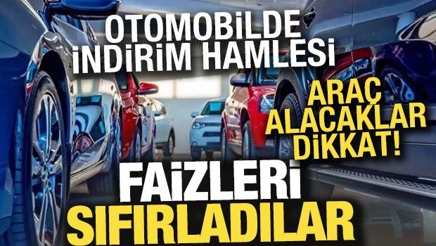Sıfır ara&ccedil;larda 5 milyon liraya varan faizsiz kredi! Markalardan indirim hamlesi