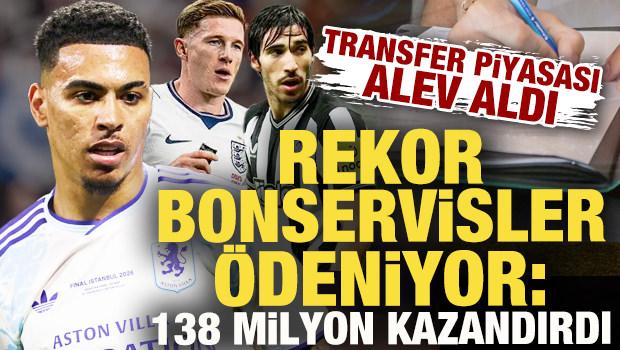 Avrupa'da transfer piyasası alev aldı! Rekor bonservisler &ouml;deniyor: 138 milyon kazandırdı