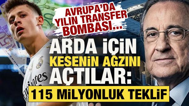 Avrupa'da yılın transfer bombası patlayabilir! Arda G&uuml;ler i&ccedil;in 115 milyon euroluk teklif
