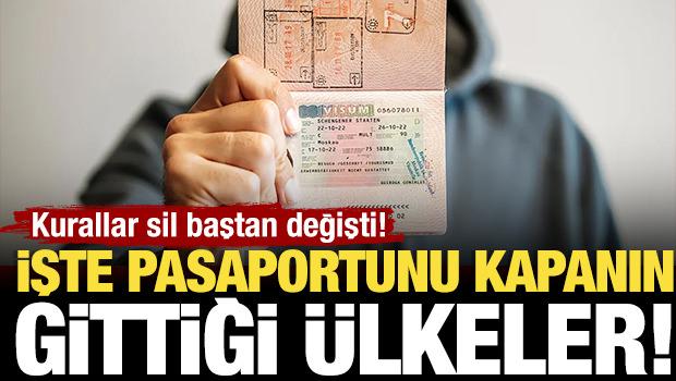 Yeşil ve gri pasaportta yeni d&ouml;nem! İşte tek tek seyahat edilecek &uuml;lkeler... 