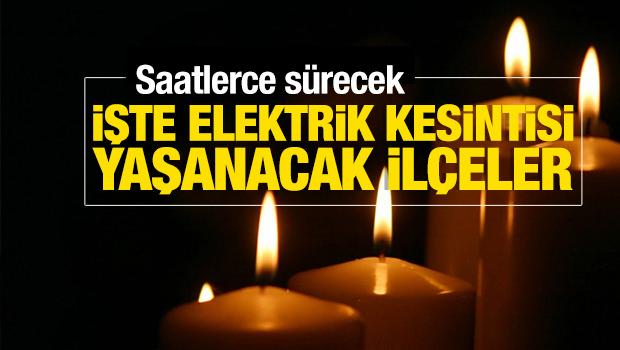 BEDAŞ paylaştı, saatler s&uuml;recek! İşte İstanbul'da elektrik kesintisi olacak il&ccedil;eler 